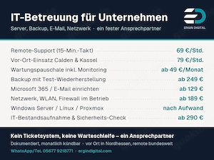 Datensicherung & Schutz vor Ransomware - Firmen, Vereine, Selbständige