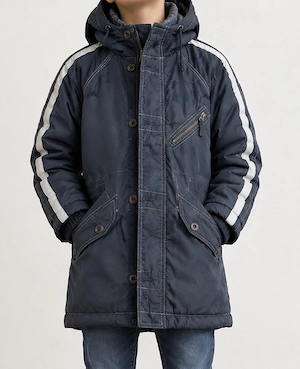 Winterjacke, Jacke, Outdoorjacke, Gr. 146 152, gefüttert mit warmem Karostoff, H&M