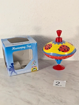 LENA Brummkreisel 16 cm   Humming Top   Kreisel   Tin Toy   ab 18