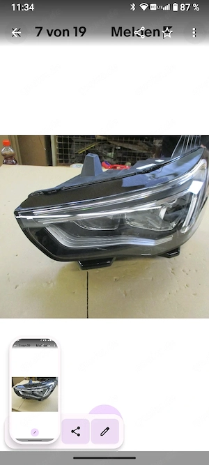 Opel Grandland X Fahrerseite Abblendlicht 
