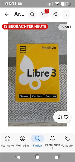 Libre 3 Sensor Neu MHD 2027