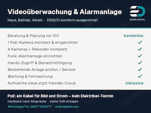 Videoüberwachung & Alarmanlage: Haus, Betrieb, Verein - DSGVO-konform eingerichtet