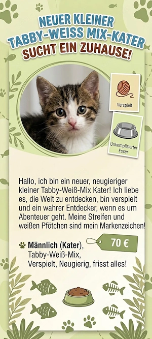 Süße Katzenbabys (2 Monate alt)
