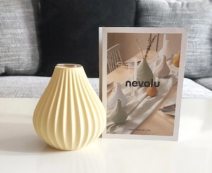 Blumenvase "Raindrop", Nevalu, Buttergelb, Butteryellow *NEU
