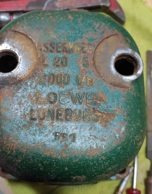 Kolbenpumpe Wasserknecht L20 mit  150 Liter Behälter