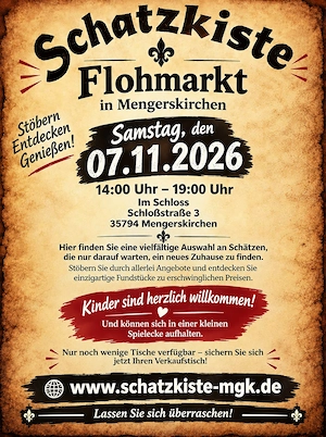 Schatzkiste Hallenflohmarkt