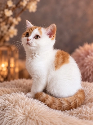Britisch Kurzhaar Kitten rot weiß red white weiblich