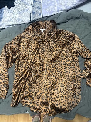 oversize bluse gr s von zara