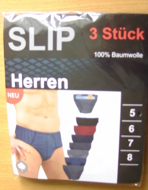 Herren Slip, 3 Stück