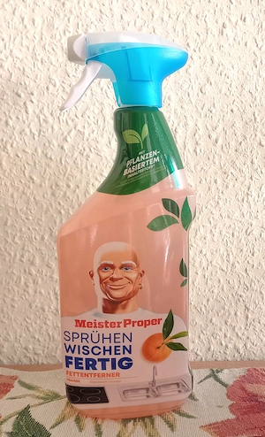 Neu! Neu! Neu! Meister Proper Sprühen Wischen Fertig Fettentferner Orange