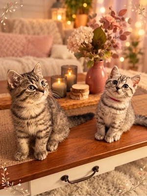 BKH Kitten 1 Junge und 1 Mädchen