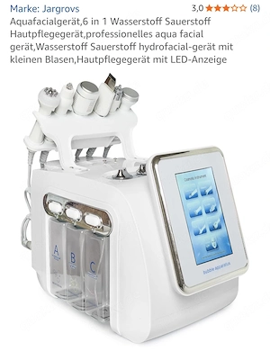 Jargrovs 6 in 1 Hydrofacial Gerät Hautpflegegerät