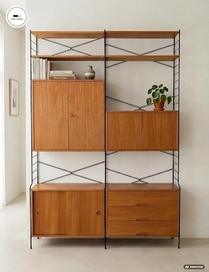 Esche Regalsystem von WHB 60er Jahre