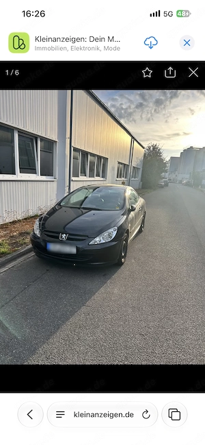 Peugeot 307 CC TÜV 12 26