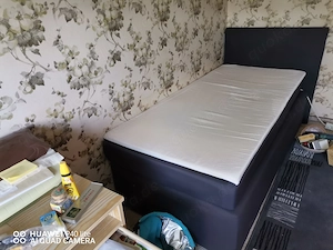 Boxspringbett mit topper L 200cm,breite 90cm