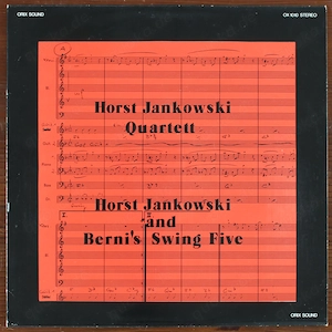 Horst Jankowski Quartett   Berni's Swing Five Vinyl 1978 - OX1010