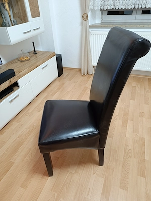 Esszimmerstühle Leder 