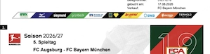 D-begleitung Augsburg: FC Bayern 1x im FC Bayern Block