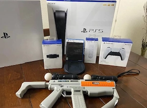 Sony PS5 Disk Edition Konsolenpaket VR, FF7, Kamerapaket +   Mehr