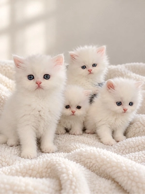 Reinrassige Britisch-Langhaar-Kitten suchen ein liebevolles Zuhause