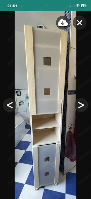 hoher Badschrank