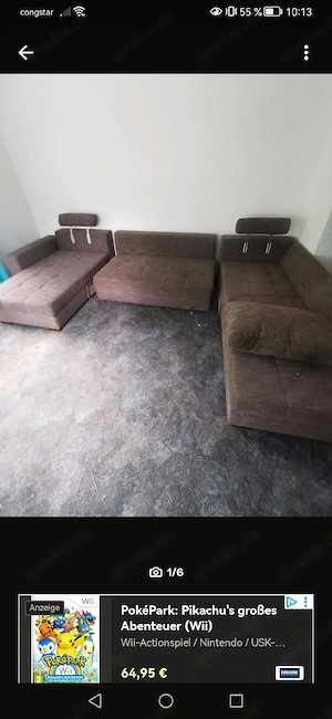 Großes Sofa zu verschenken