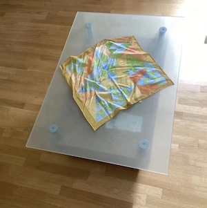 Wohnzimmertisch Glastisch Holztisch Rollen (Abholung Nähe Bonn)