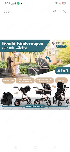 Baby Kombi wagen 