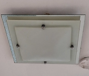 Flurlampe quadratisch 