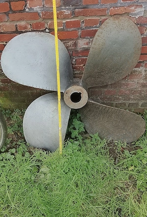 Schiffschraube , Schiffspropeller , 110 cm Durchmesser 