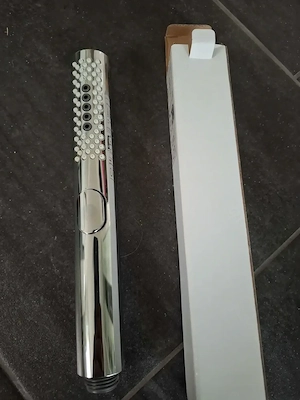 Stabhandbrause umschaltbar, 2 Strahlarten chrom