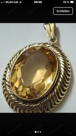Kettenanhänger 333 Gold