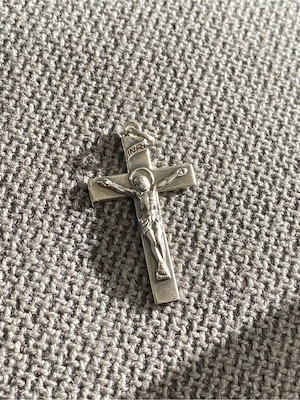 925 Silber Kreuzanhänger.