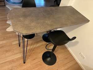 Bar, Theke, Küchentheke inkl. 3x  Stühle