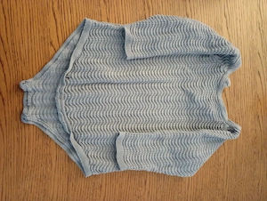 Langarmbody grau Strickmuster 86 92 Elodiee