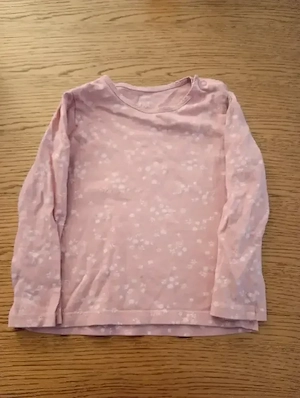Langarmshirt rosa Blumen 92 CA