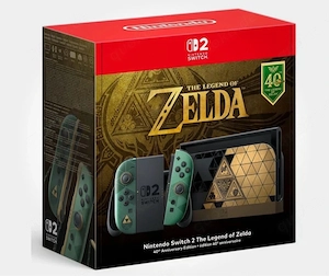 The legend of Zelda Ocarina of time Nintendo Switch 2 Konsole. 