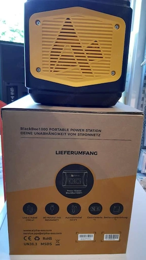 Alpha-ess Blackbee1000 Tragbarer Stromspeicher