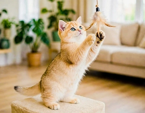 Goldenes Britisch Kurzhaar Kitten