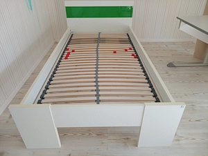 Kinder- Jugendbett Röhr 100   200 cm inkl. Lattenrost & Schlaraffia Matratze