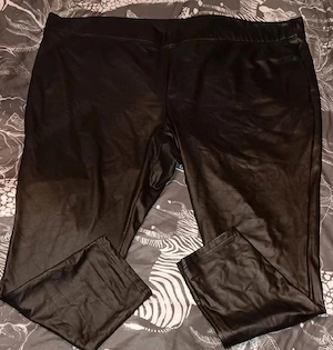 Damen Leder Leggings