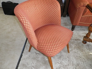 Retro Style, Cocktailsessel  rot   Orange