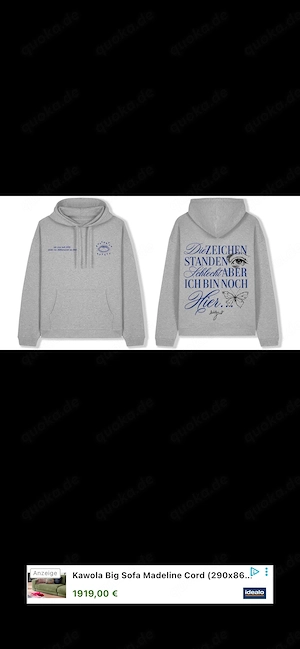 Ich suche die Madeline Juno Fan Tour Hoodies von Anomalie, Part eins