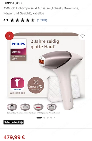 Philips Lumea IPL 9000-BR1958 00
