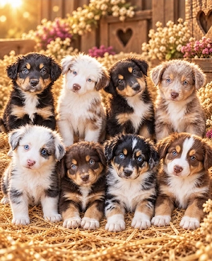 Miniature Australian Shepherd Welpen mit Papieren 