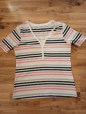 T-Shirt bunt-gestreift 38 Mode Classics