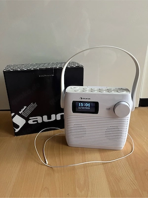 auna Duschradio splash weiß mit CD-Player DAB+ UKW-Radio