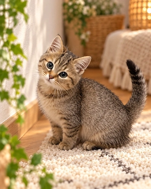 4 BkH kitten suchen liebevolles Zuhause 