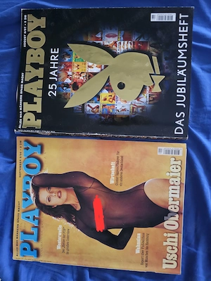 2 besondere Playboy Ausgaben,  top!