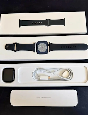 Apple Watch Series 8 45 mm GPS - Midnight Boîte compl te